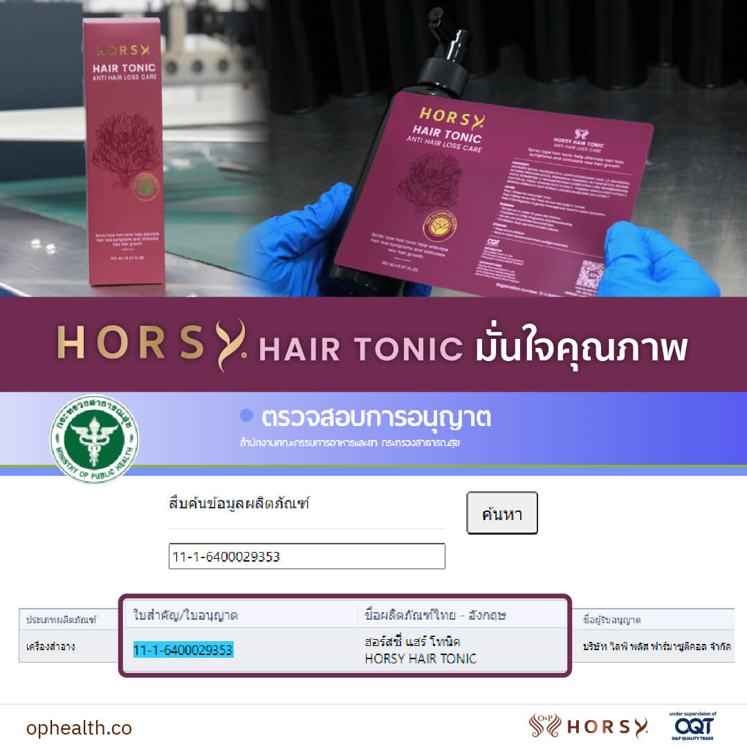 202111 30 HORSY Hair Tonic Basic Kit 11 Herrmetto ยาปลูกผม ผมร่วง แก้หัวล้าน ผลิตภัณฑ์ดูแลรักษาเส้นผมชั้นนำ